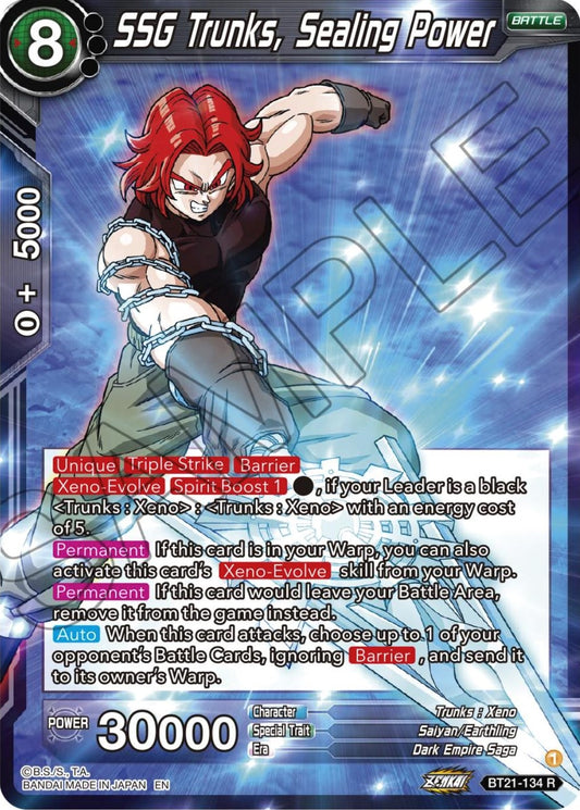 Image for SSG Trunks, Sealing Power - Dragon Ball Super: Masters
