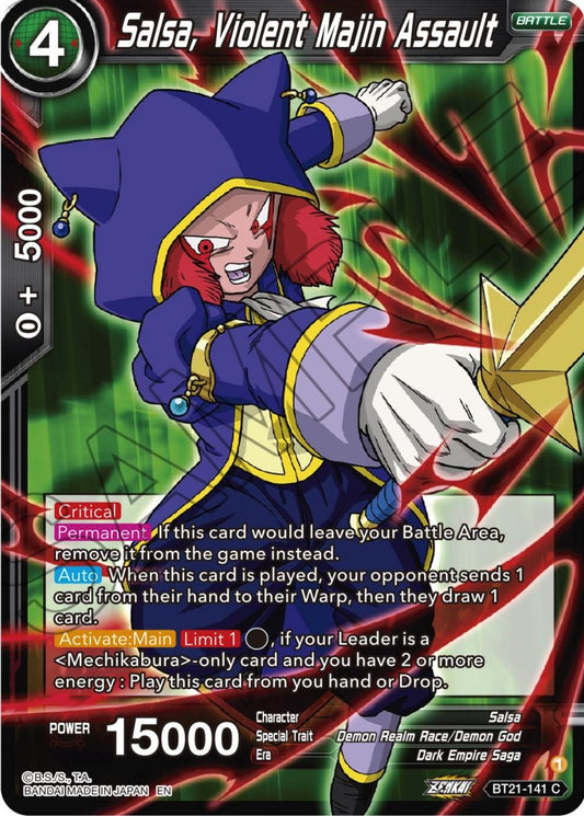 Image for Salsa, Violent Majin Assault - Dragon Ball Super: Masters
