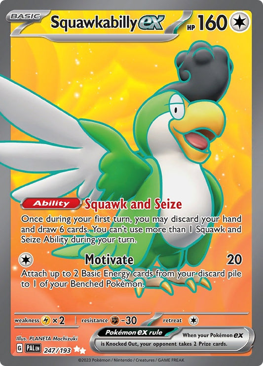 Image for Squawkabilly ex - Pokemon