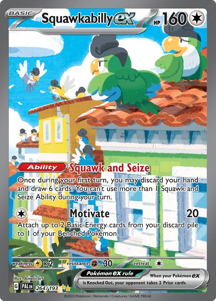 Image for Squawkabilly ex - Pokemon