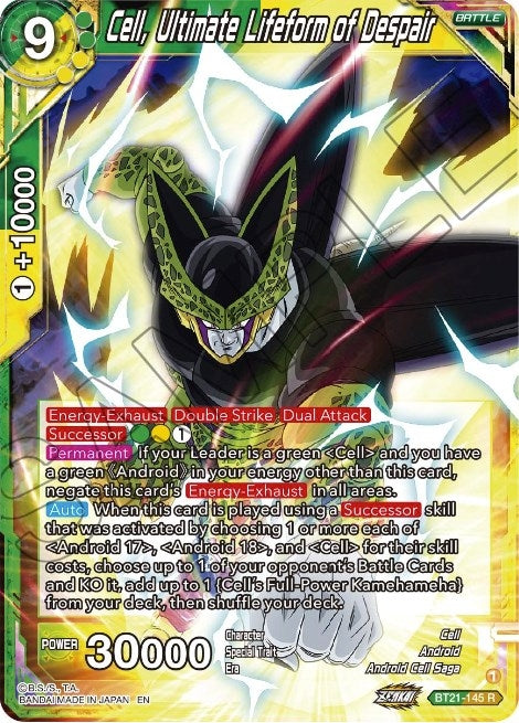 Image for Cell, Ultimate Lifeform of Despair - Dragon Ball Super: Masters