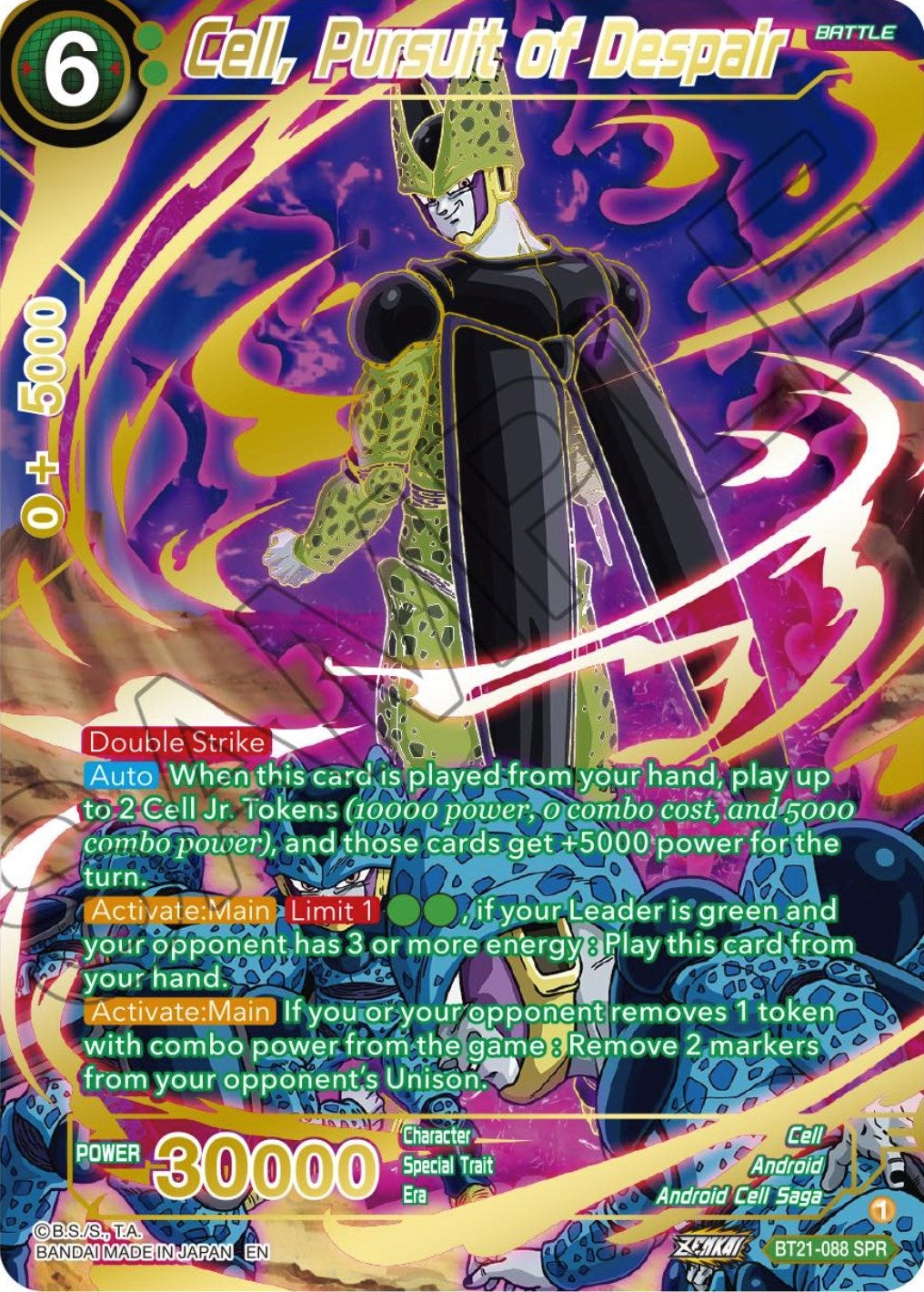 Image for Cell, Pursuit of Despair (SPR) - Dragon Ball Super: Masters