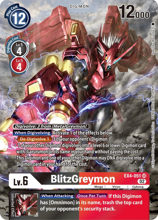 Image for BlitzGreymon (Alternate Art) - Digimon Card Game