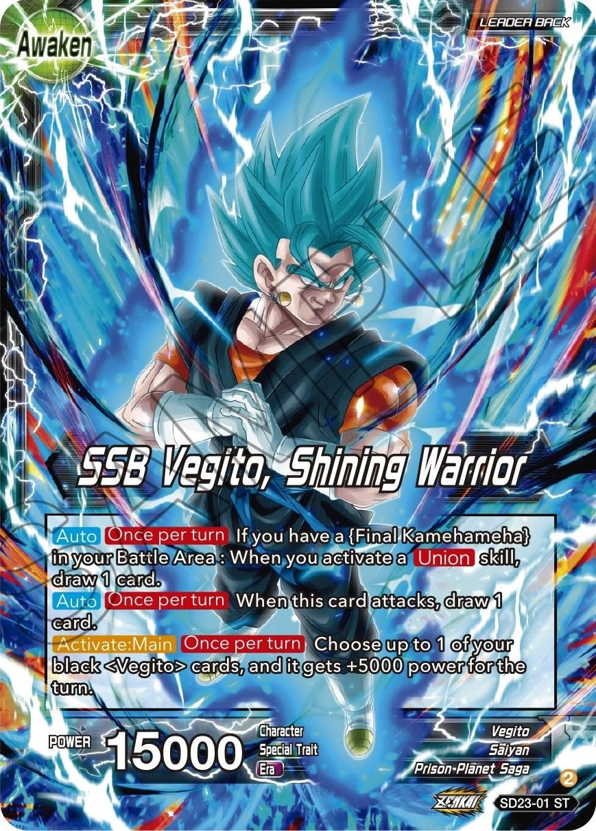 Image for Son Goku & Vegeta // SSB Vegito, Shining Warrior - Dragon Ball Super: Masters