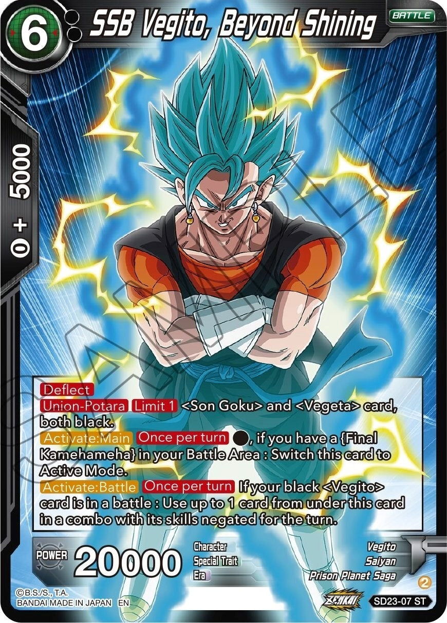 Image for SSB Vegito, Beyond Shining - Dragon Ball Super: Masters