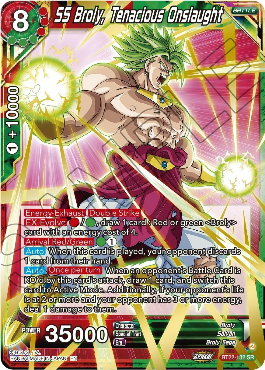 Image for SS Broly, Tenacious Onslaught - Dragon Ball Super: Masters