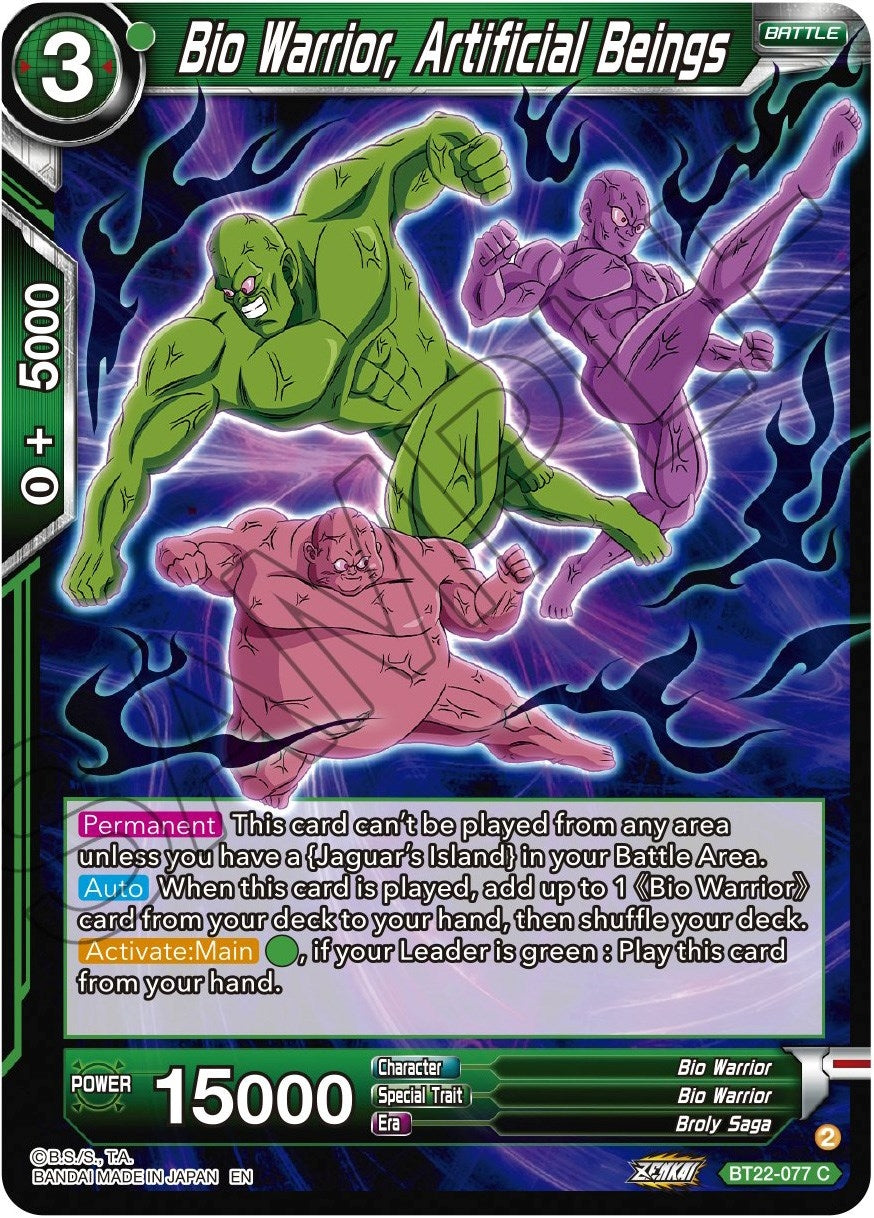 Image for Bio Warrior, Artificial Beings - Dragon Ball Super: Masters