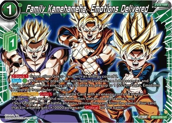 Image for Family Kamehameha, Emotions Delivered - Dragon Ball Super: Masters