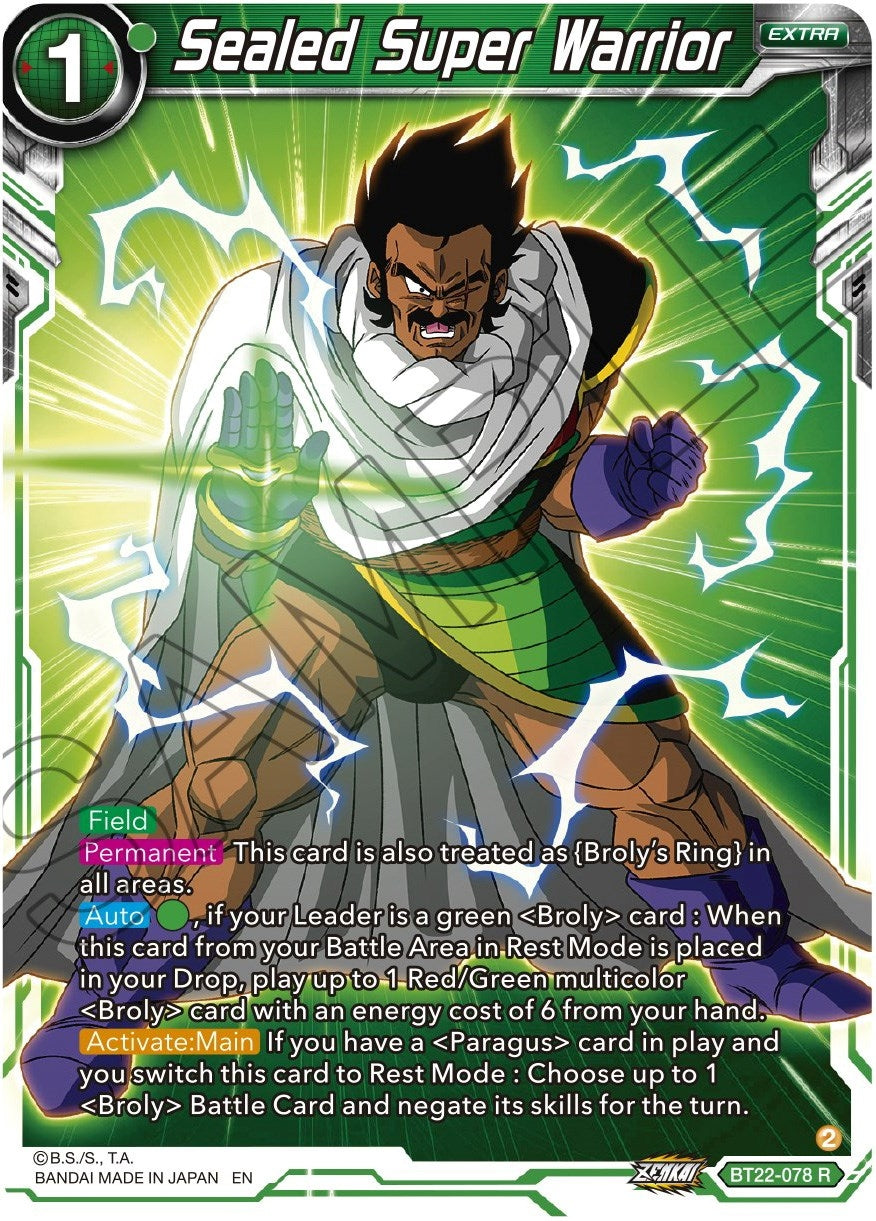Image for Sealed Super Warrior - Dragon Ball Super: Masters