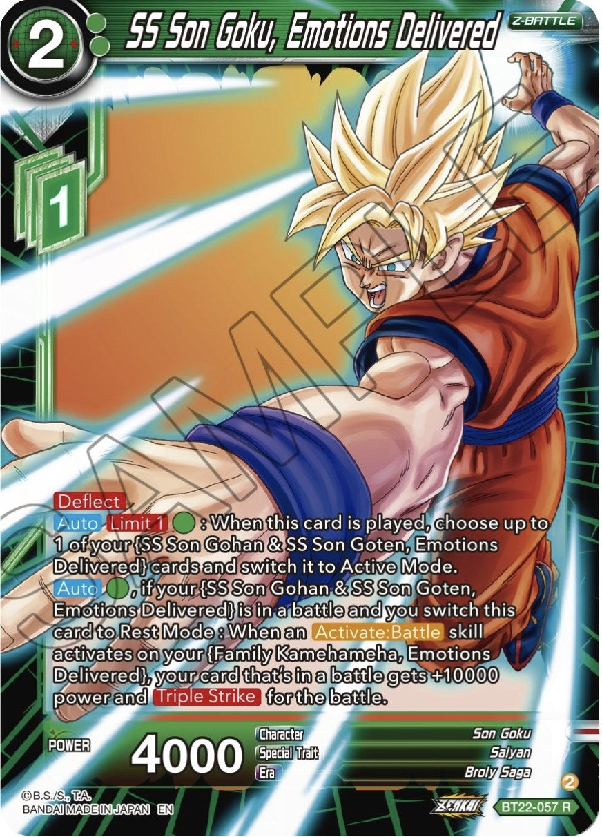 Image for SS Son Goku, Emotions Delivered - Dragon Ball Super: Masters