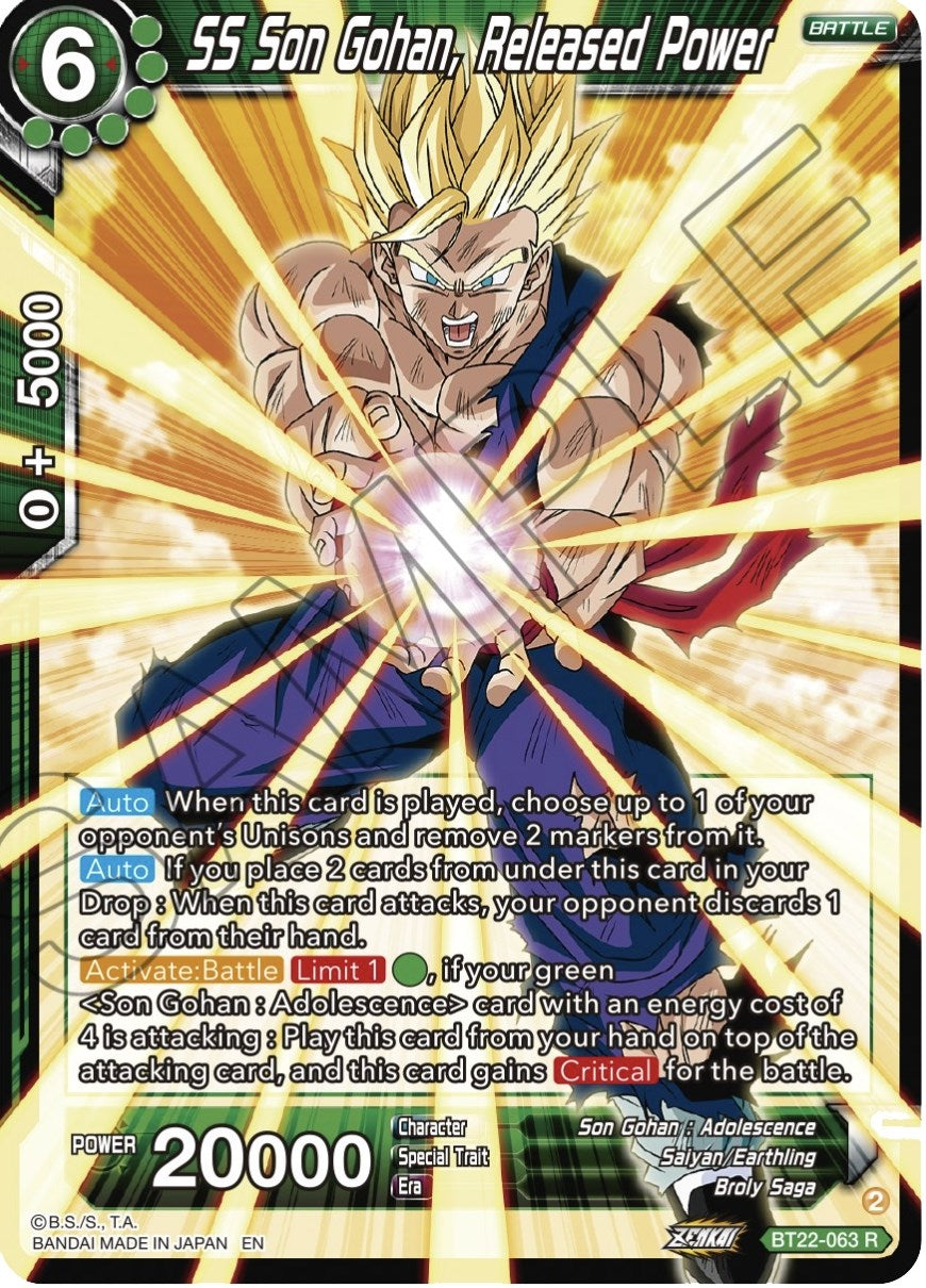 Image for SS Son Gohan, Released Power - Dragon Ball Super: Masters
