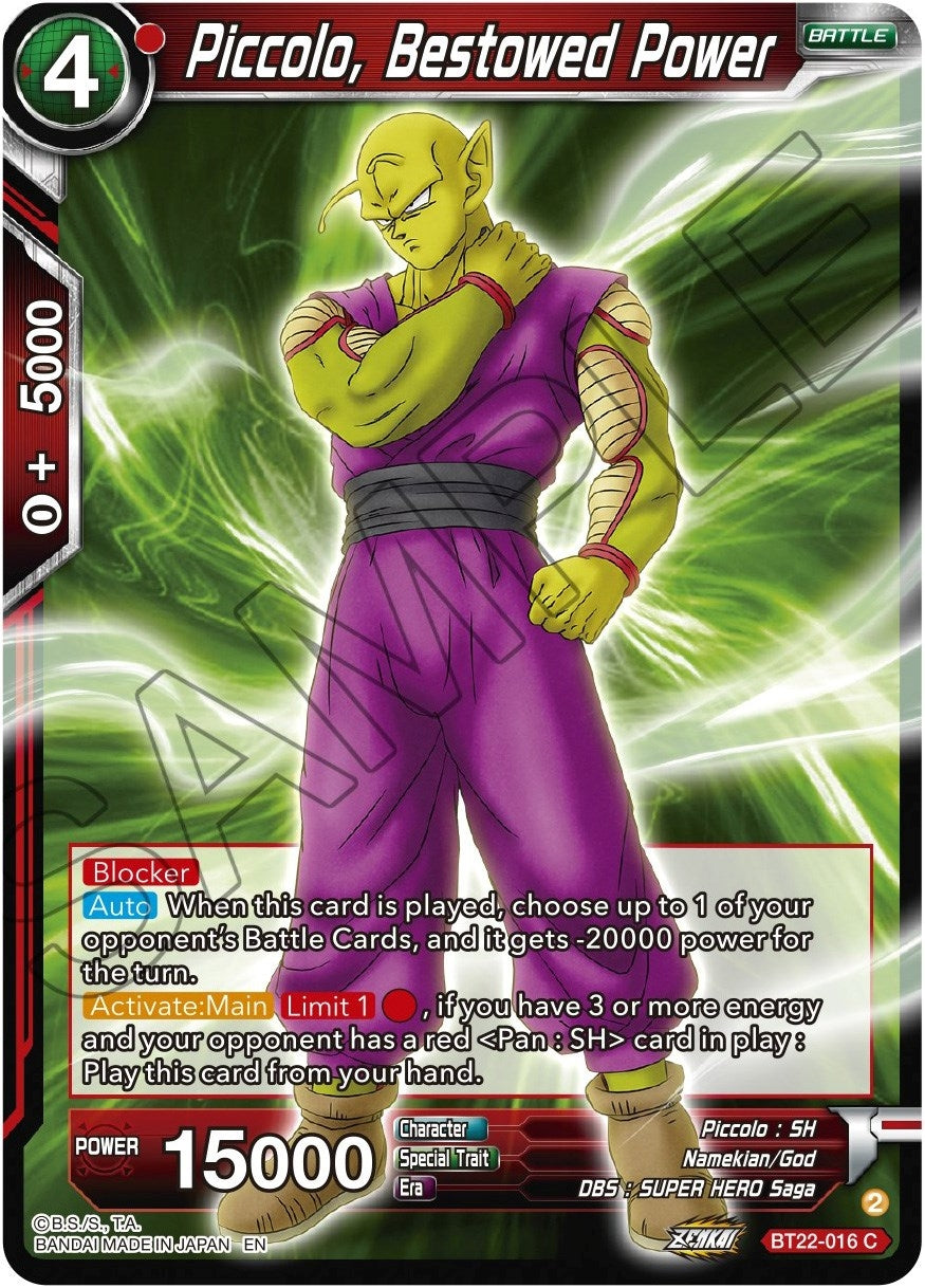 Image for Piccolo, Bestowed Power - Dragon Ball Super: Masters