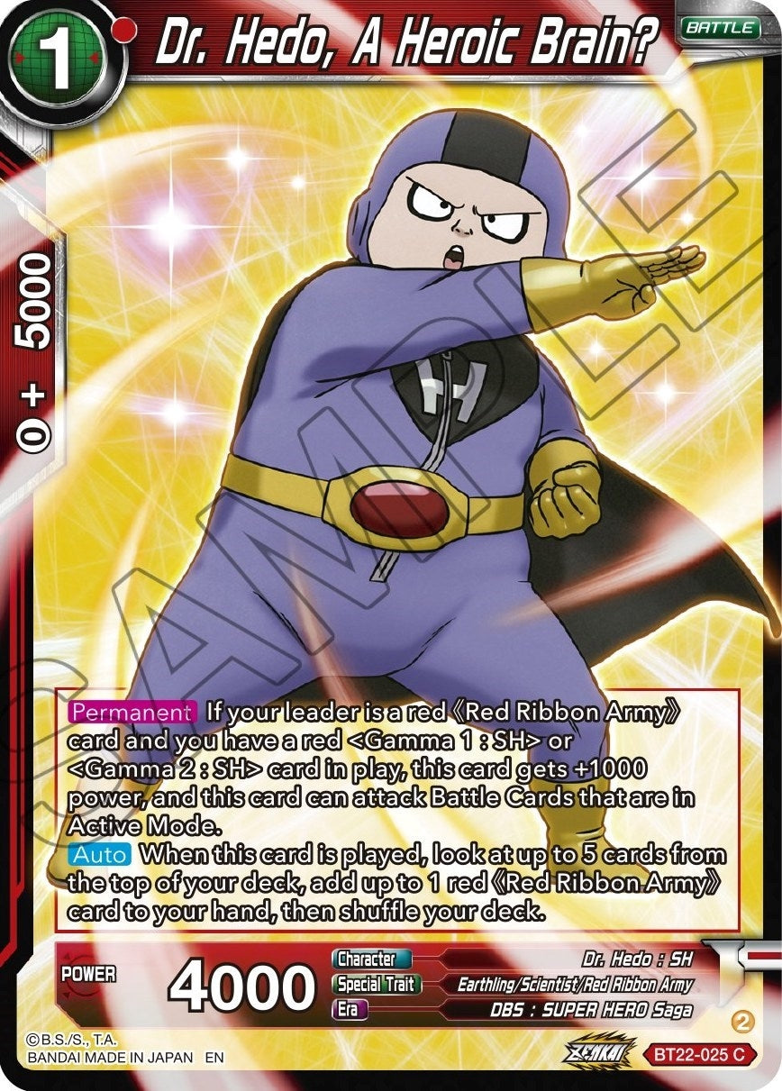 Image for Dr Hedo, A Heroic Brain? - Dragon Ball Super: Masters