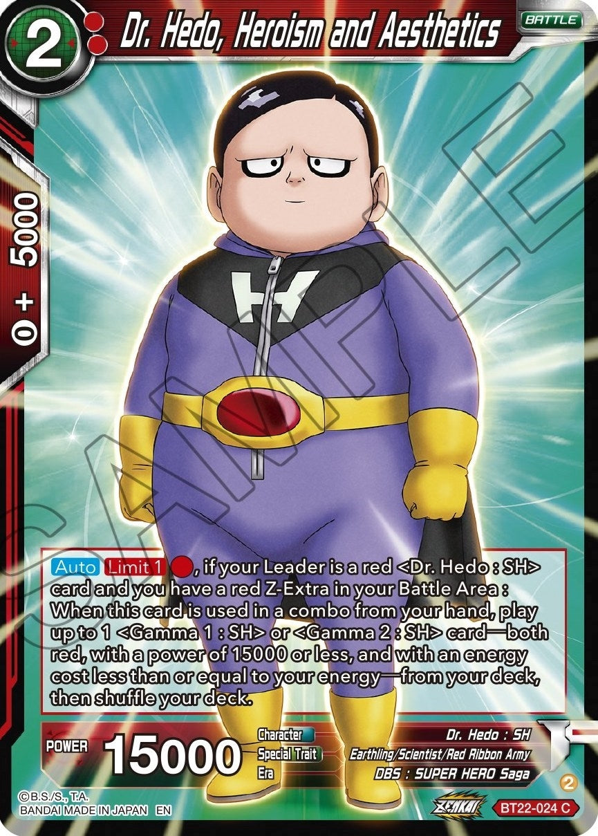 Image for Dr. Hedo, Heroism and Aesthetics - Dragon Ball Super: Masters