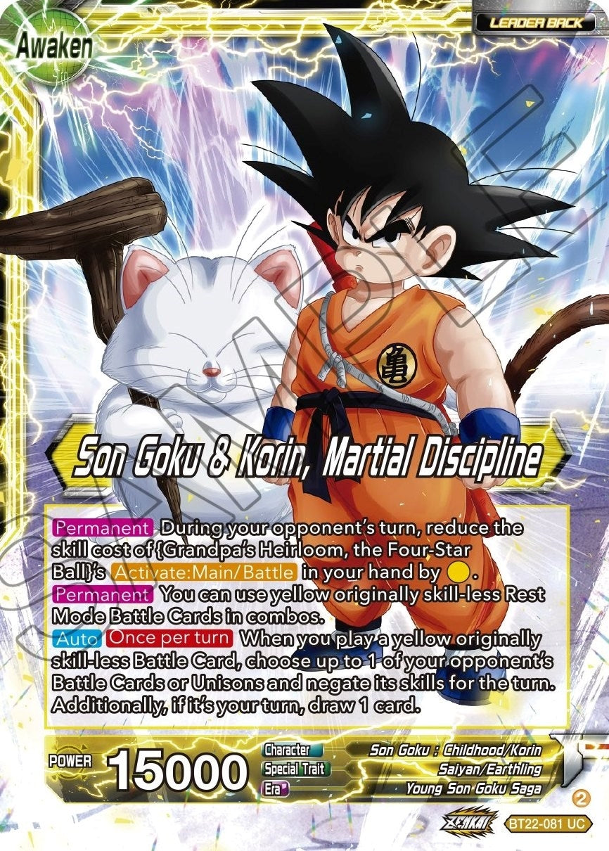 Image for Son Goku // Son Goku & Korin, Martial Discipline - Dragon Ball Super: Masters