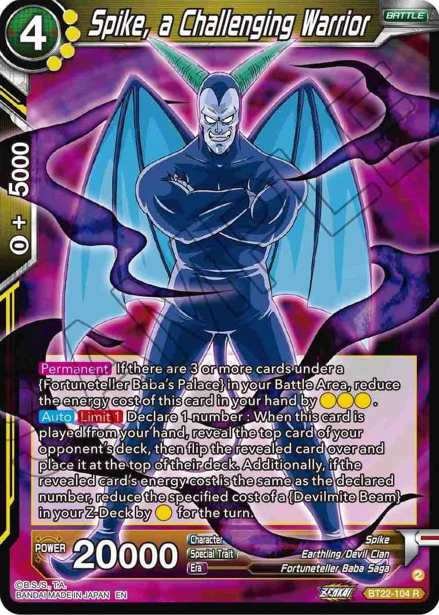 Image for Spike, a Challenging Warrior - Dragon Ball Super: Masters