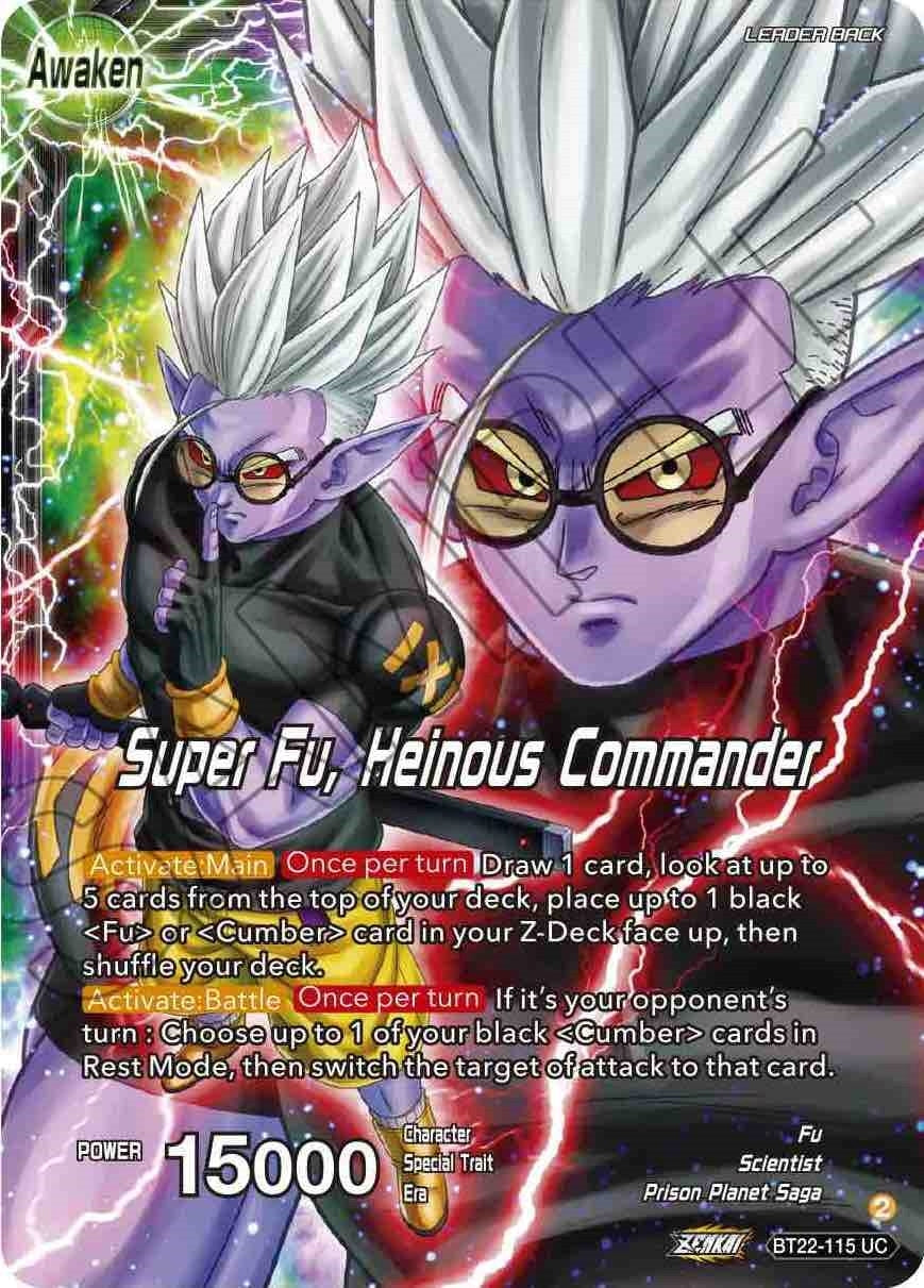 Image for Fu // Super Fu, Heinous Commander - Dragon Ball Super: Masters