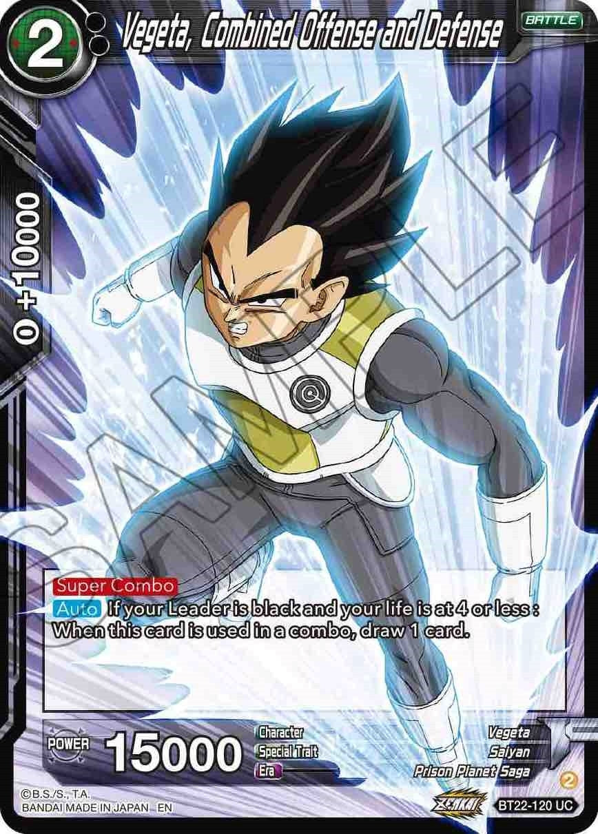 Image for Vegeta, Combined Offense and Defense - Dragon Ball Super: Masters
