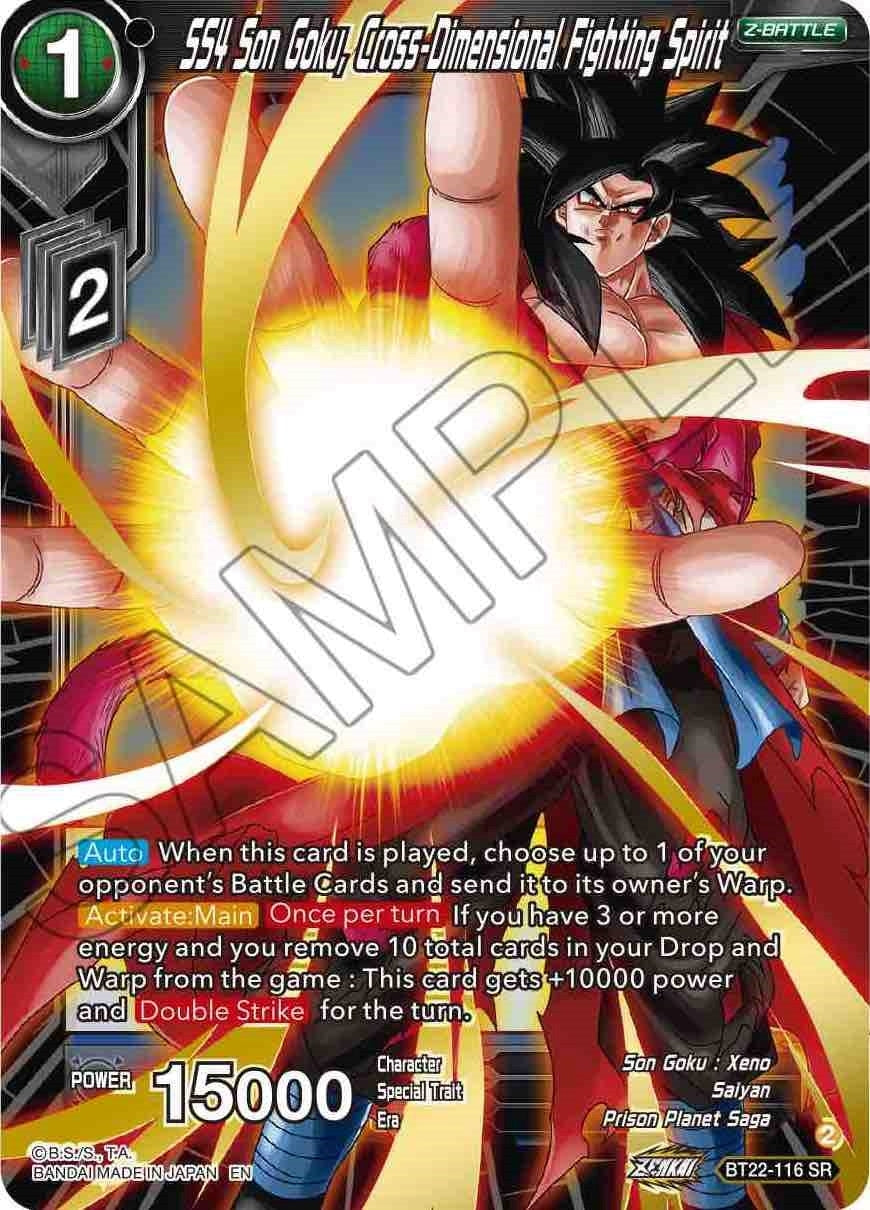 Image for SS4 Son Goku, Cross Dimensional Fighting Spirit - Dragon Ball Super: Masters