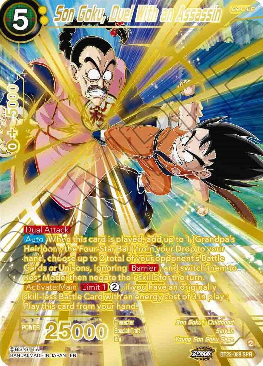 Image for Son Goku, Duel With Assassin (SPR) - Dragon Ball Super: Masters