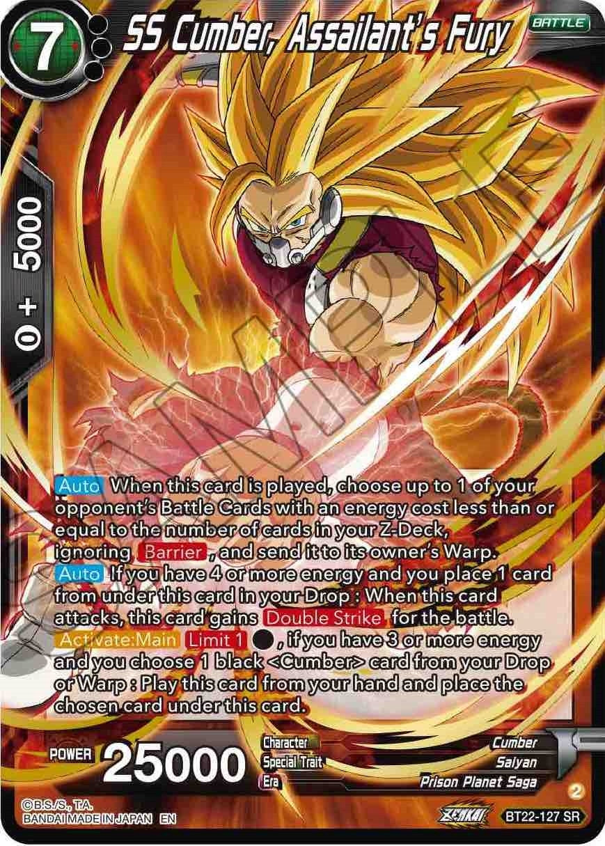 Image for SS Cumber, Assailant's Fury - Dragon Ball Super: Masters