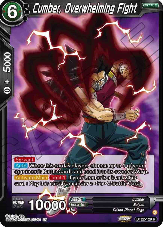 Image for Cumber, Overwhelming Fight - Dragon Ball Super: Masters