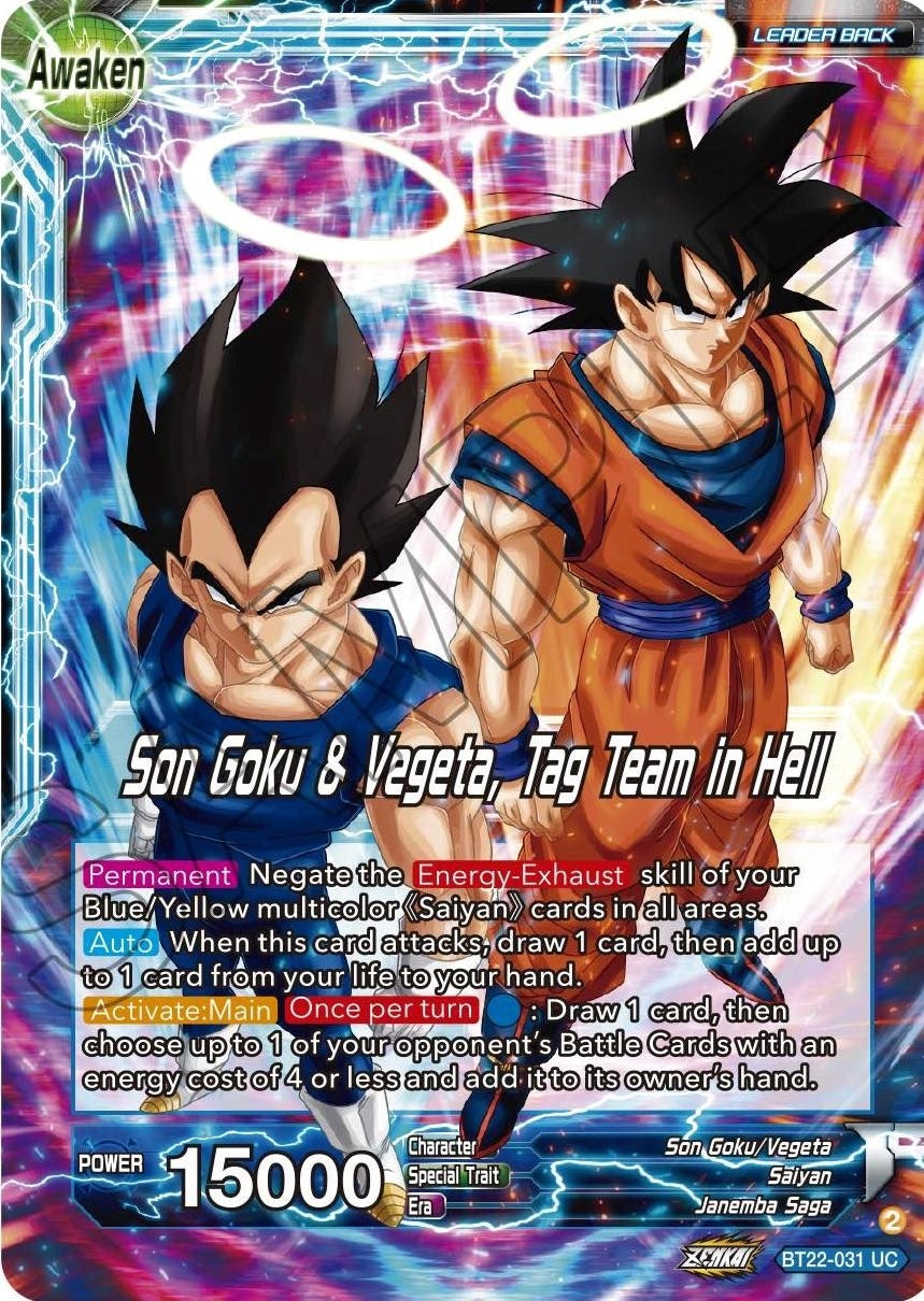 Image for Son Goku // Son Goku & Vegeta, Tag Team in Hell - Dragon Ball Super: Masters