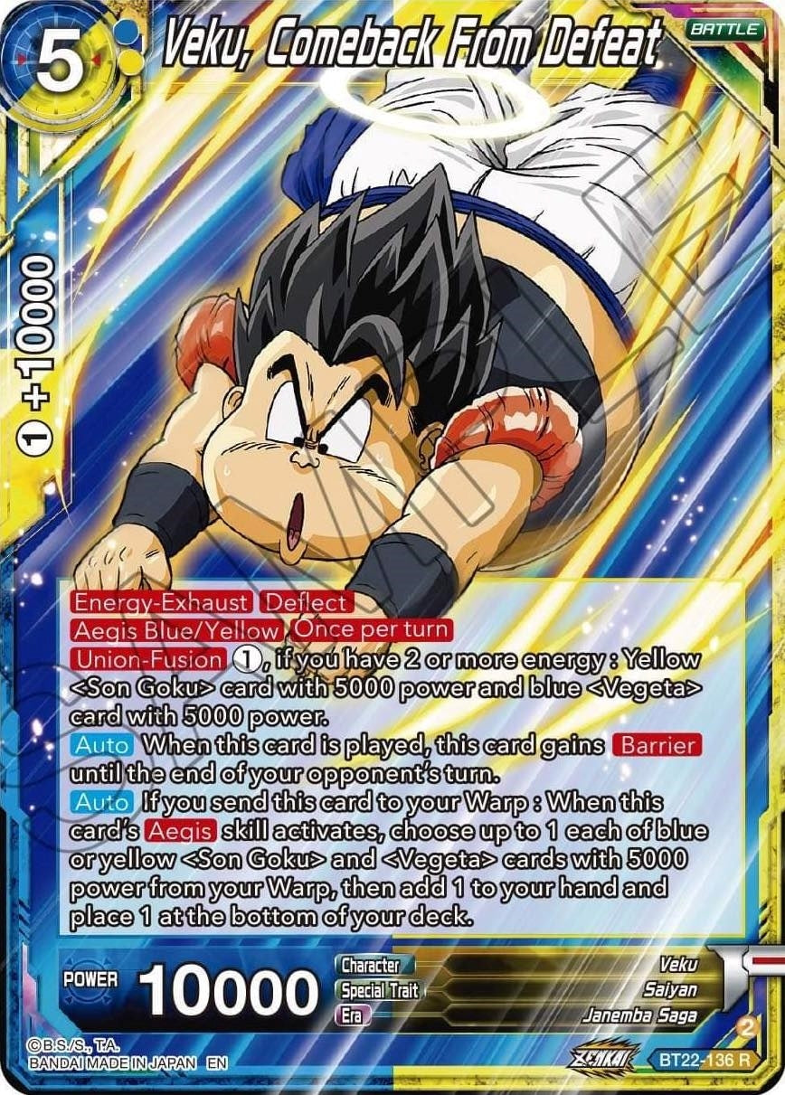 Image for Veku, Comeback From Defeat - Dragon Ball Super: Masters
