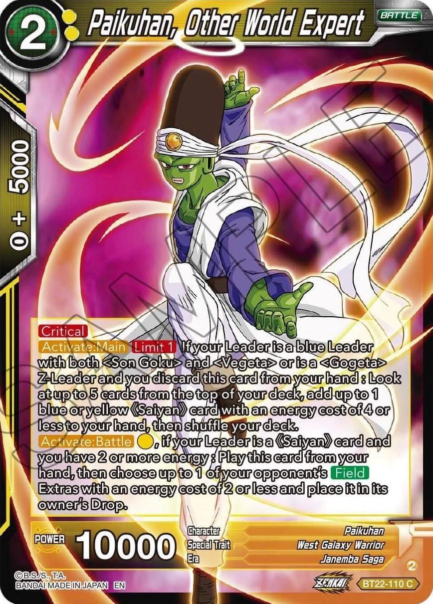 Image for Paikuhan, Other World Expert - Dragon Ball Super: Masters