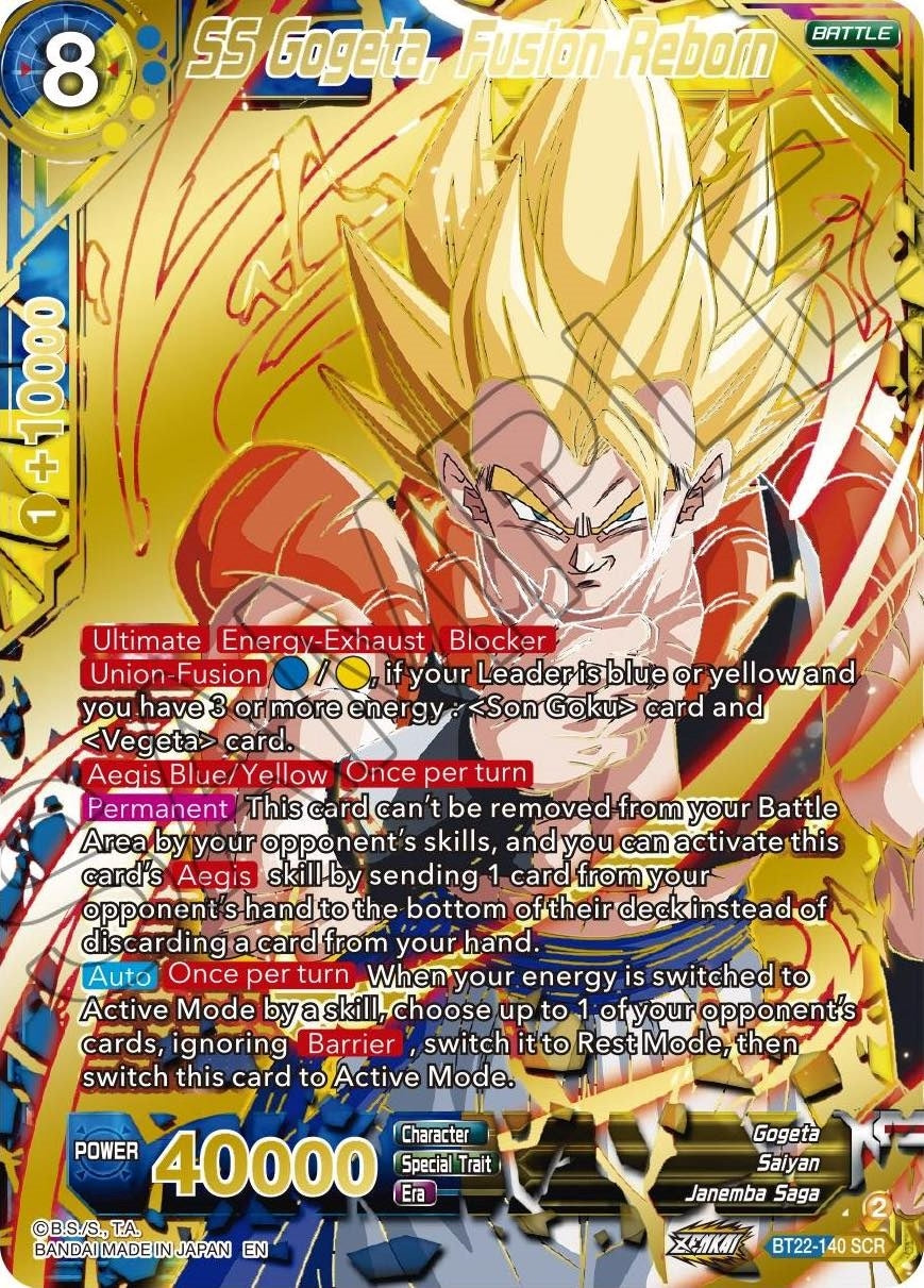 Image for SS Gogeta, Fusion Reborn - Dragon Ball Super: Masters