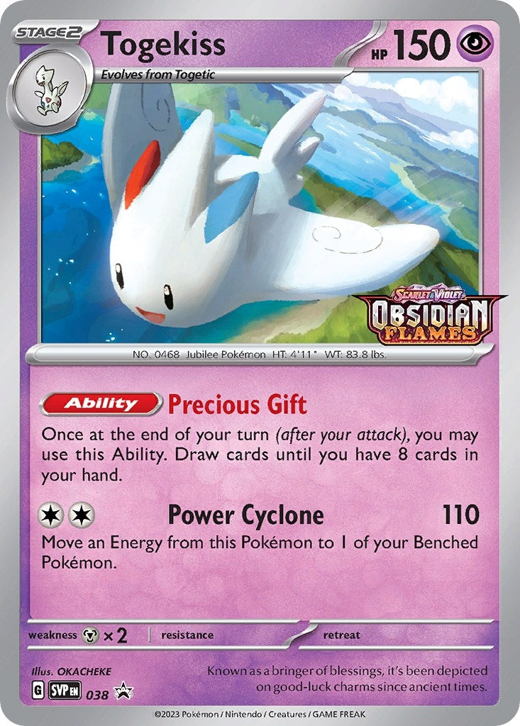 Image for Togekiss - 038 (Prerelease) - Pokemon