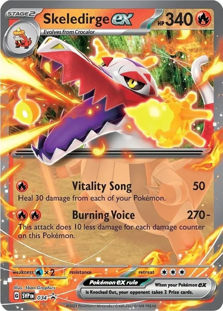 Image for Skeledirge ex - 034 - Pokemon