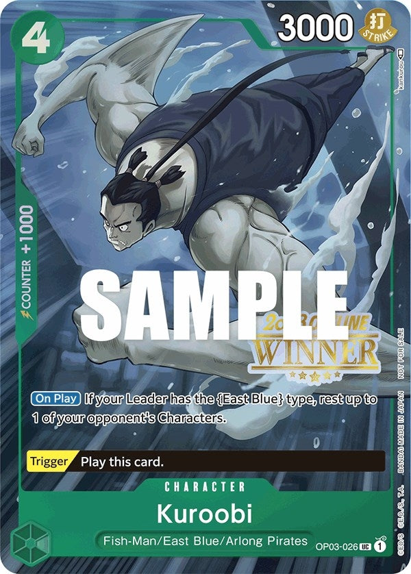 Image for Kuroobi (Offline Regional 2023) [Winner] - One Piece Card Game
