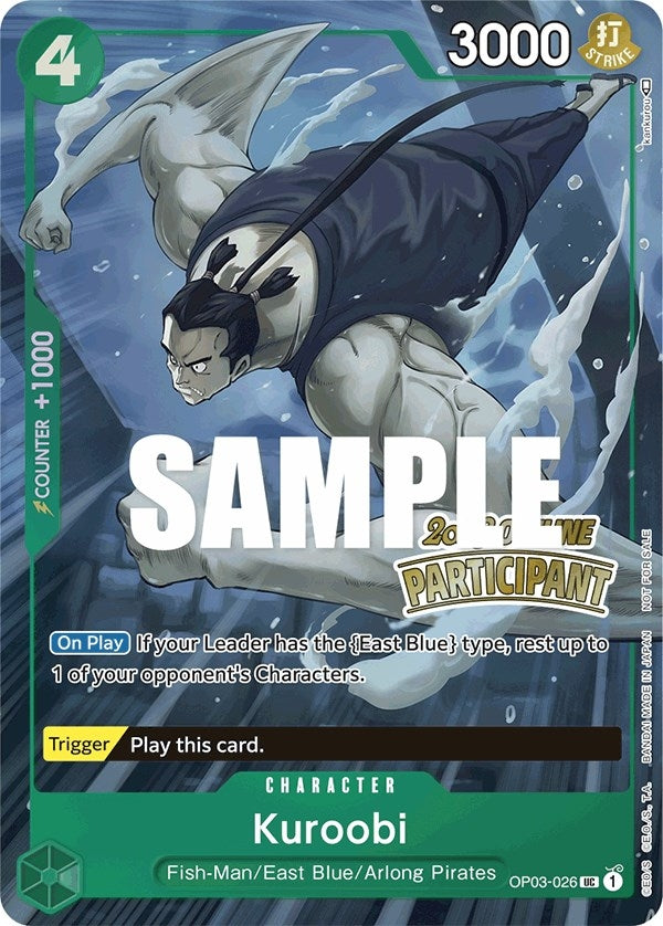 Image for Kuroobi (Offline Regional 2023) [Participant] - One Piece Card Game