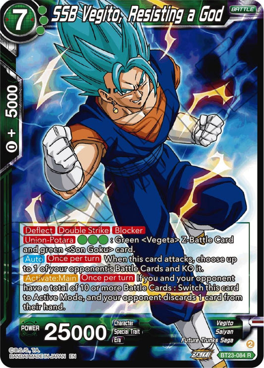 Image for SSB Vegito, Resisting a God - Dragon Ball Super: Masters