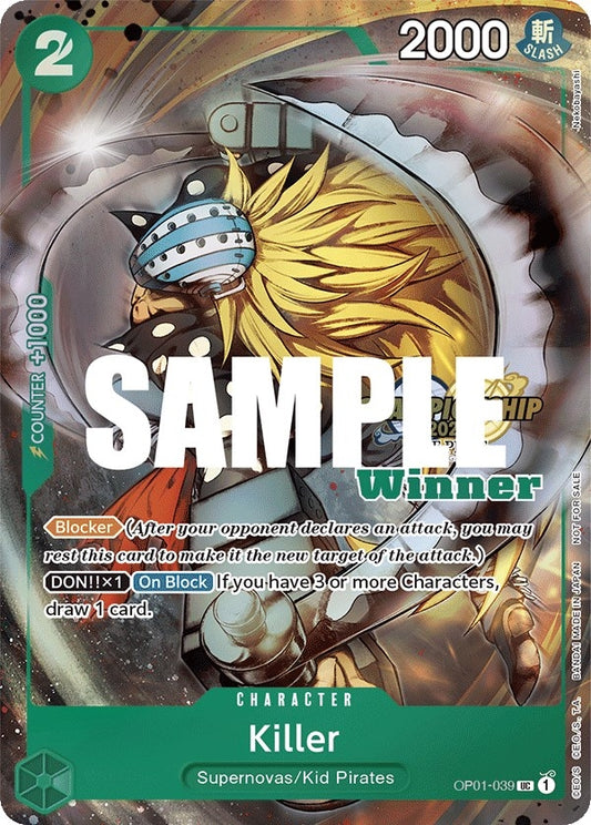 Image for Killer (CS 2023 Top Players Pack) [Winner] - One Piece Card Game