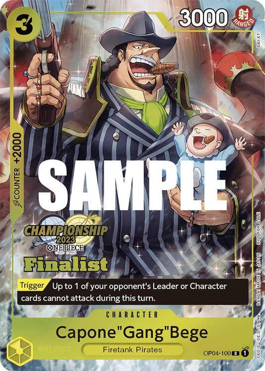 Image for Capone"Gang"Bege (CS 2023 Top Players Pack) [Finalist] - One Piece Card Game