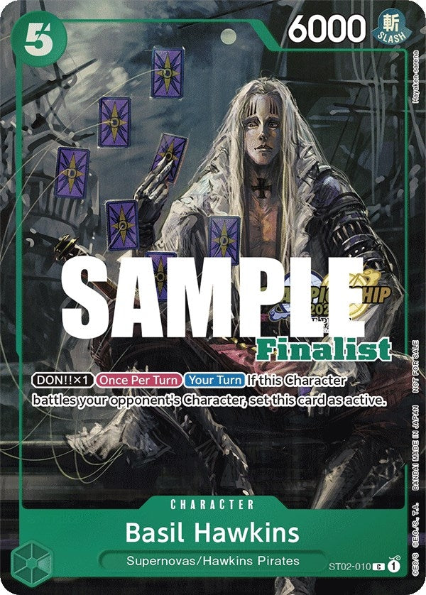 Image for Basil Hawkins (CS 2023 Top Players Pack) [Finalist] - One Piece Card Game