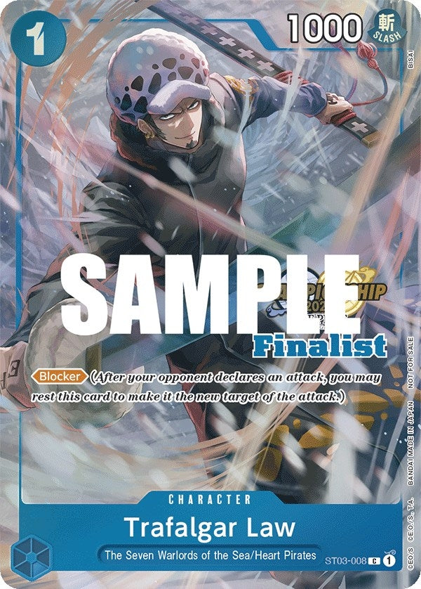 Image for Trafalgar Law (CS 2023 Top Players Pack) [Finalist] - One Piece Card Game