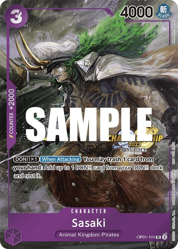 Image for Sasaki (CS 2023 Event Pack Finalist Ver.) - One Piece Card Game