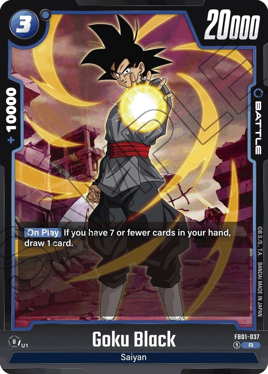 Image for Goku Black - FB01-037 - Dragon Ball Super: Fusion World