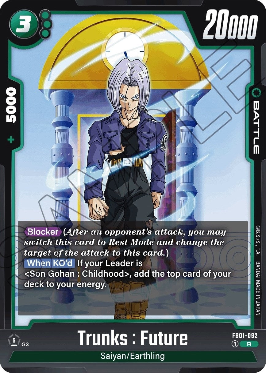 Image for Trunks : Future - FB01-092 - Dragon Ball Super: Fusion World