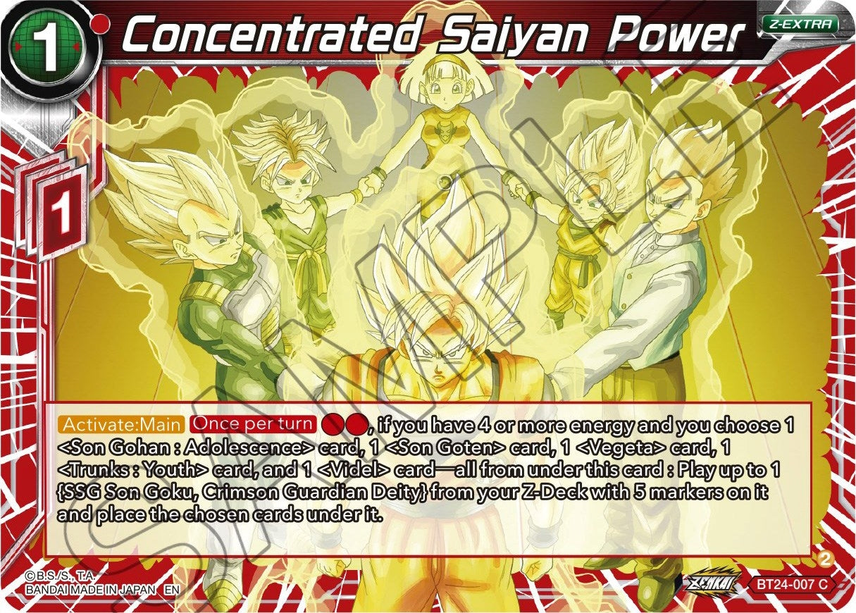 Image for Concentrated Saiyan Power - Dragon Ball Super: Masters