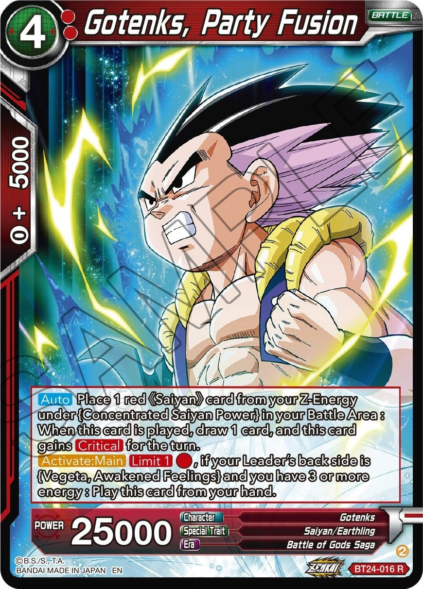 Image for Gotenks, Party Fusion - Dragon Ball Super: Masters