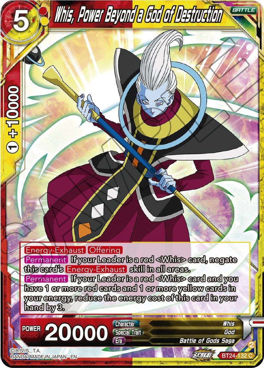 Image for Whis, Power Beyond a God of Destruction - Dragon Ball Super: Masters