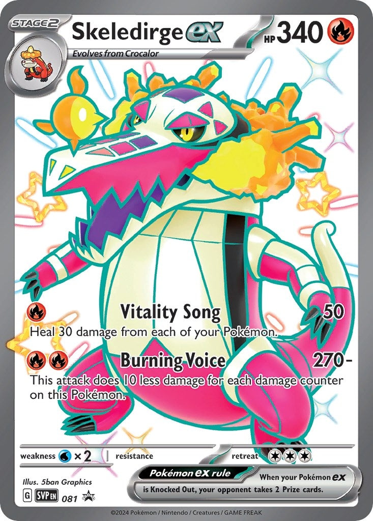 Image for Skeledirge ex - 081 - Pokemon