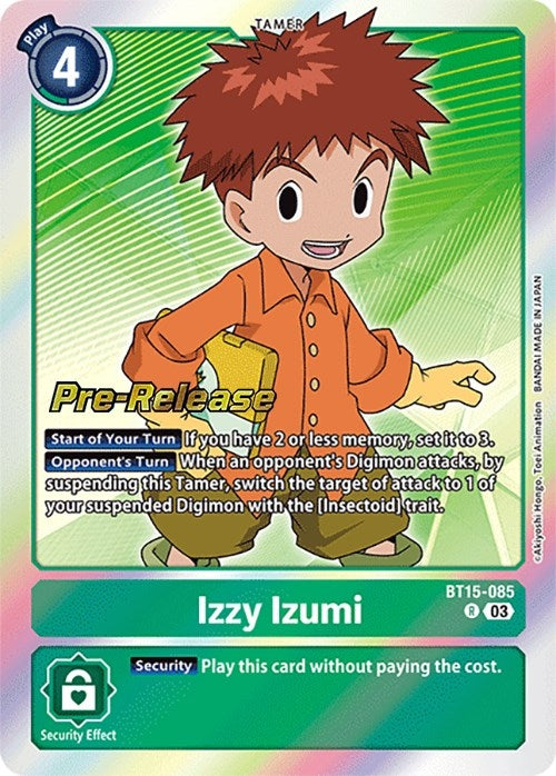 Image for Izzy Izumi - Digimon Card Game