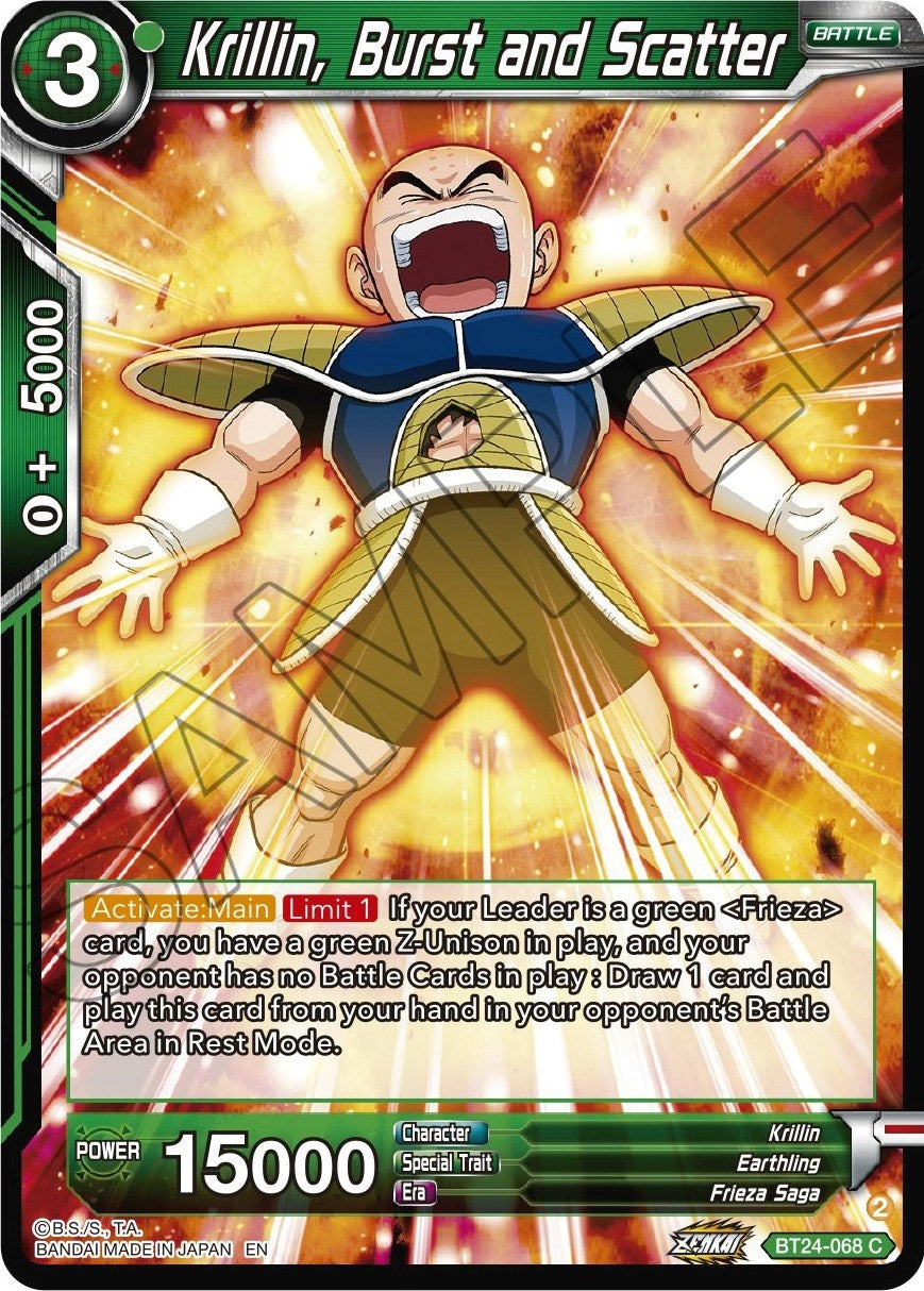 Image for Krillin, Burst and Scatter - Dragon Ball Super: Masters
