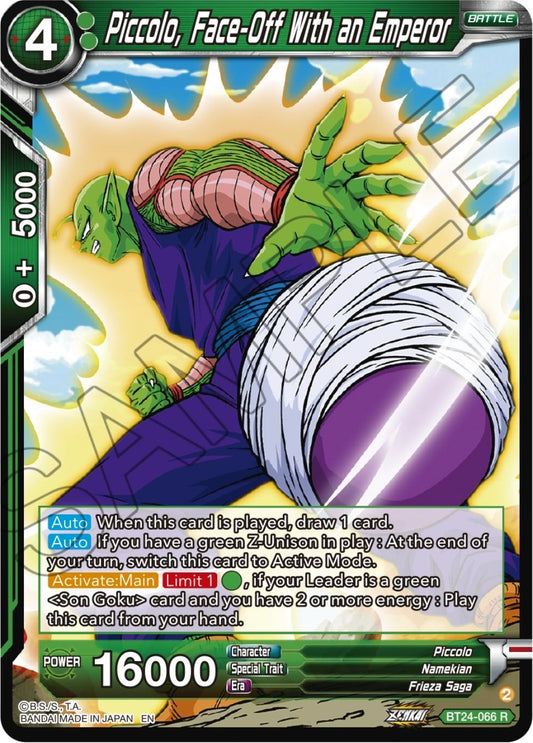 Image for Piccolo, Face-Off With an Emperor - Dragon Ball Super: Masters