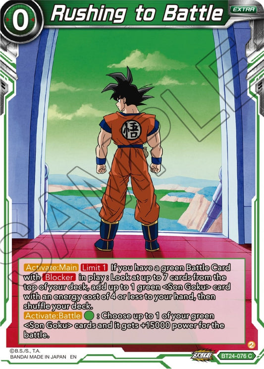 Image for Rushing to Battle - Dragon Ball Super: Masters